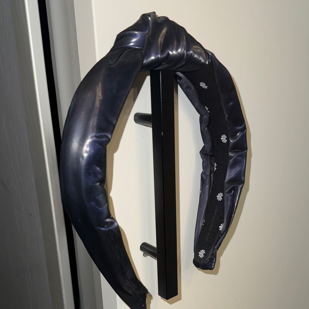 Lele Sadoughi Navy Headband
